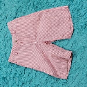 Bailey Boys Red & White Strip Walking Shorts